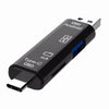 OTG Hub Adapter Supporting / TF /Type-C / USB 3.0 / Micro USB with Card Reader