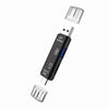 OTG Hub Adapter Supporting / TF /Type-C / USB 3.0 / Micro USB with Card Reader