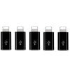 5PCS Micro USB to 8 Pin Adapter for iPhone X / 8 Plus / 8 / 7 Plus / 6 Plus / 6S