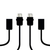 2Pcs Pack 3M NES Mini Classic Extension Controller Cable