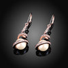 Rose Gold Ball Pearl Earring