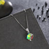 S925  Diamond Crystal Sterling Silver Necklace