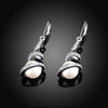 Platinum Plated Pearl Earrings
