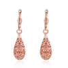 Drop Earrings Plated with Rose Gold