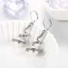 Platinum Plated Pearl Earrings