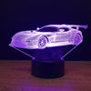 Racing Car Shape Touch Colors Changing LED Night Light