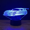 Racing Car Shape Touch Colors Changing LED Night Light
