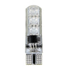 Pair of T10 5050 SMD 6LED RGB Remote Control Reading Wedge Light Bulb