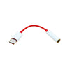 Type-C to 3.5mm Jack Audio Adapter  Cable for Oneplus 7 Pro / 7 / 6T / 6 / 5T