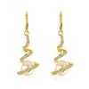Gold-Plated Spherical Pearl Earring