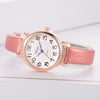 Disu DS155 Rhinestone Ladies PU Leather Watch