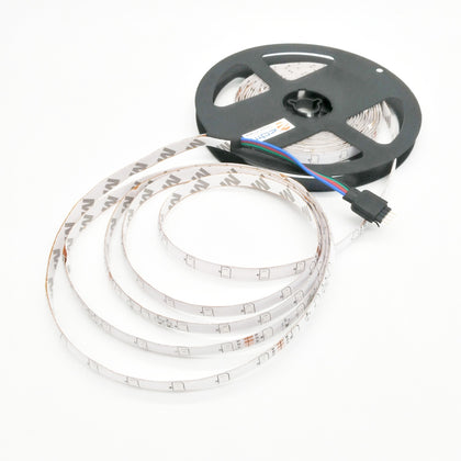 ZDM 5M 24W RGB SMD2835 Waterproof LED Strip Light 24 / 44Key IR Controller Kit with Male DC Connector