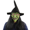 Halloween Mask Horrible Witch Head Latex Costume for Party Prop