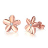 Fashionable K Gold Euramerican Popular and Contracted Flower Ear Nail