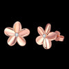 Fashionable K Gold Euramerican Popular and Contracted Flower Ear Nail