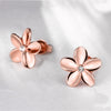 Fashionable K Gold Euramerican Popular and Contracted Flower Ear Nail