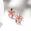 Fashionable K Gold Euramerican Popular and Contracted Flower Ear Nail