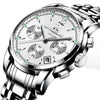 New Famous Brand Luxury Watches Men Stainless Steel Casual Business Watch Waterproof Man Quartz Analog Watches Zegarki M