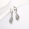 Eco-Friendly Platinum Drop Earrings