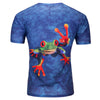 Summer Men's Short-Sleeved Personality Digital Printing 3D Loose T-Shirt