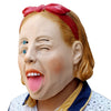 Halloween Whimsy Woman Latex Head Mask