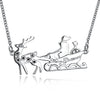 Christmas Series Necklace 18-INCH Sled Car Necklace