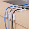 Wire Cable Management Organizer Desktop Cord Clips Line USB Cable Winders 20PCS