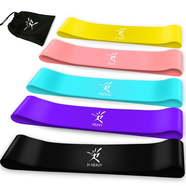 Gym Anywhere Resistance Band Sets and Rubber Expander Tubes