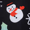 Christmas Print Slim Dress