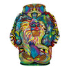 Sweatshirt Men Hoodies Digital Print Colorful Monkey Hoody Tracksuits Tops