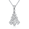 Christmas Zircon Necklace Series Christmas Tree Fashion Necklace