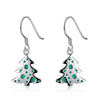 Another Silver Christmas Theme - Drop Earrings for Christmas Trees