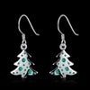 Another Silver Christmas Theme - Drop Earrings for Christmas Trees