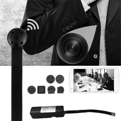 Mini Wireless Nanny Spy Micro Dvr WIFI IP Pinhole DIY Digital Video Camera Cam