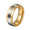 Men's Steel Lovers Gold-Plated Rings 01171 Personality Gifts Jewelry