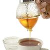 Honey Syrup Dispenser Dripless Glass Pot Vintage Container