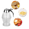 Honey Syrup Dispenser Dripless Glass Pot Vintage Container