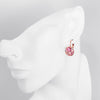 Fashion K Gold European and American Fashion Dazzle Eye Round Earrings