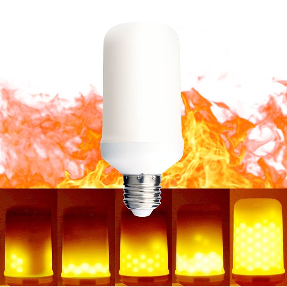 KWB LED Flame Effect Fire Light Bulbs  3 Modes