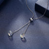 S925 Sterling Silver Round Bead Pendant Sterling Silver Necklace