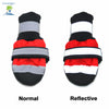 Lovoyager VSS14003 Waterproof Pet Rain Shoes Lightweight Dog Reflective Warm Straps Puppy Walking Boots