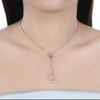 S925 Sterling Silver Round Bead Pendant Sterling Silver Necklace