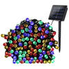KWB LED Solar String Lights 12M 100balls Christmas New Year Lamps White / Warm White / Blue / Red /  RGB