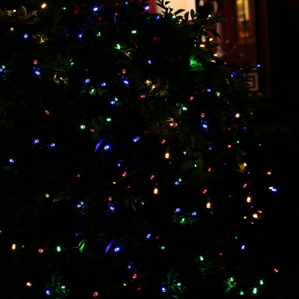 KWB LED Solar String Lights 12M 100balls Christmas New Year Lamps White / Warm White / Blue / Red /  RGB