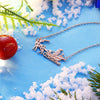 Christmas Series Necklace 18-INCH Sleigh Car  Necklace