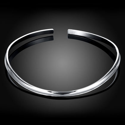 1837 Collar Stylish Geometric Silver Necklace