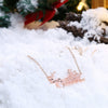 Christmas Series Necklace 18-INCH Sleigh Car  Necklace