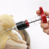 Meat Marinade Flavor Injector Syringe Seasoning Sauce Cooking Poultry Turkey Chicken BBQ Tools