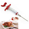 Meat Marinade Flavor Injector Syringe Seasoning Sauce Cooking Poultry Turkey Chicken BBQ Tools