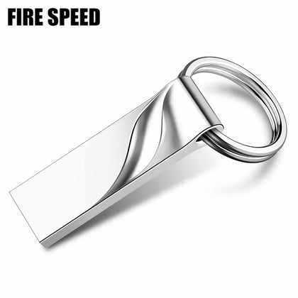 Fire Speed USB 2.0 Metal Pendrive 4GB/8GB/16GB/32GB/64GB/128GB USB Flash Drive